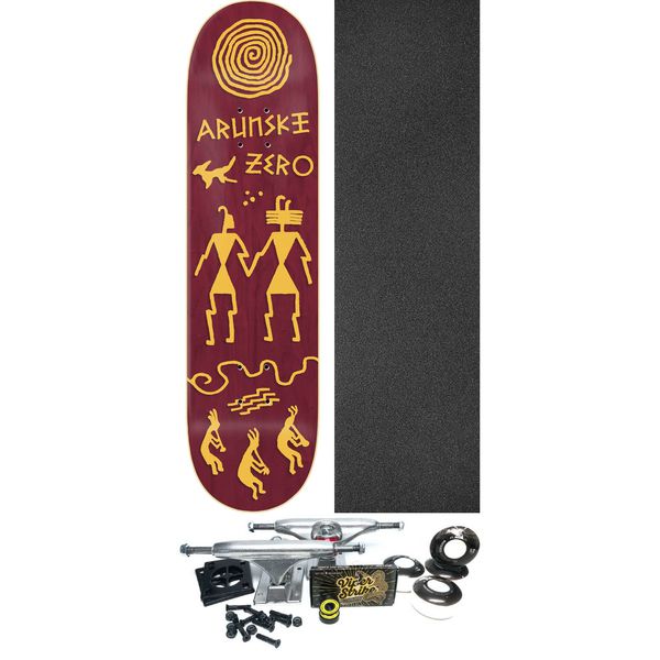 Zero Skateboards Adam Arunski Wedge People Skateboard Deck - 8.5" x 32.3" - Complete Skateboard Bundle